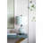 14X14x23" White And Grey Glass Table Lamp