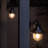 Easy Install Orion Solar Wall Light- Black 2 Pack