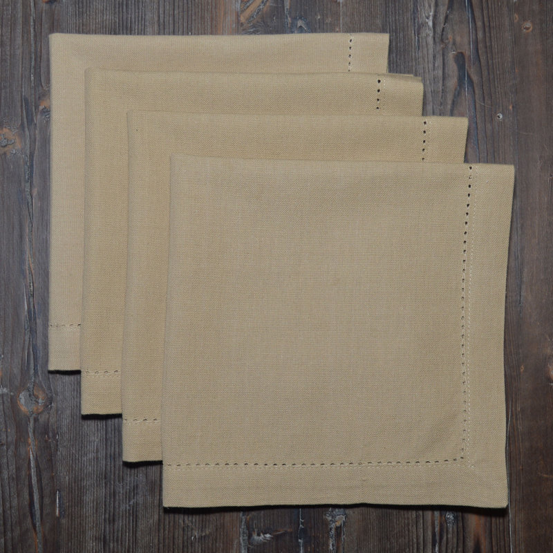 Adersen Cotton Square Napkin, Wheat