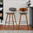 Bilgin Payton Vegan Leather Bar & Counter Stool-579116583-579116605-579116604