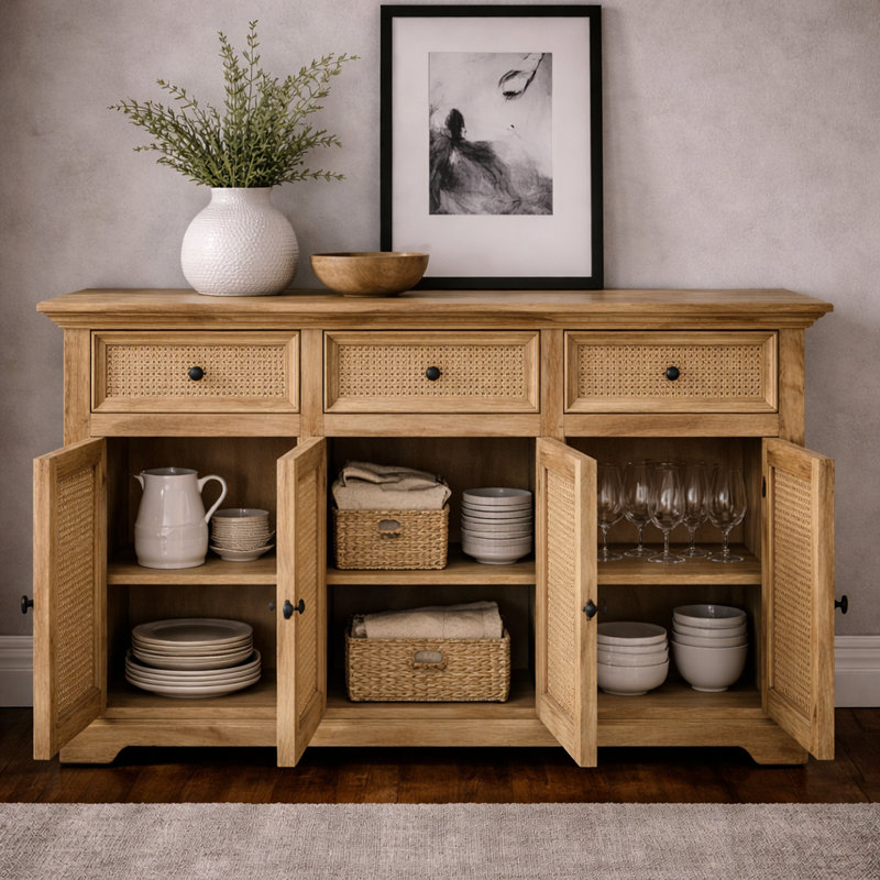 Willow Cane Sideboard