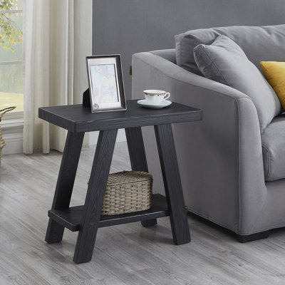 Table d'appoint à tablette contemporaine en bois Athens