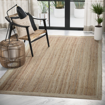 Tapis mauve à fibre naturelle Abani Savoie JUT130A