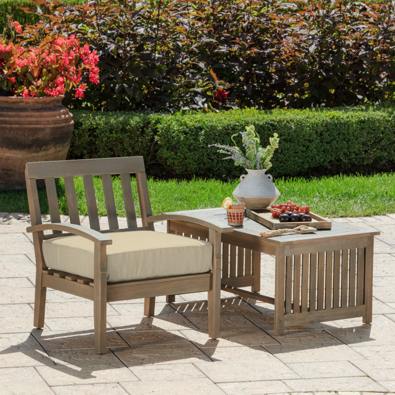ARDEN Outdoor Seat Cushion, Beige