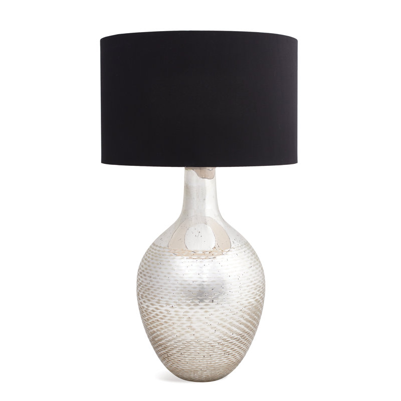 Lampe de table antique brunie 34 po Alipio, Non