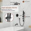 Calliope Retro Complete Shower System with Rough-in Valve-79731934
