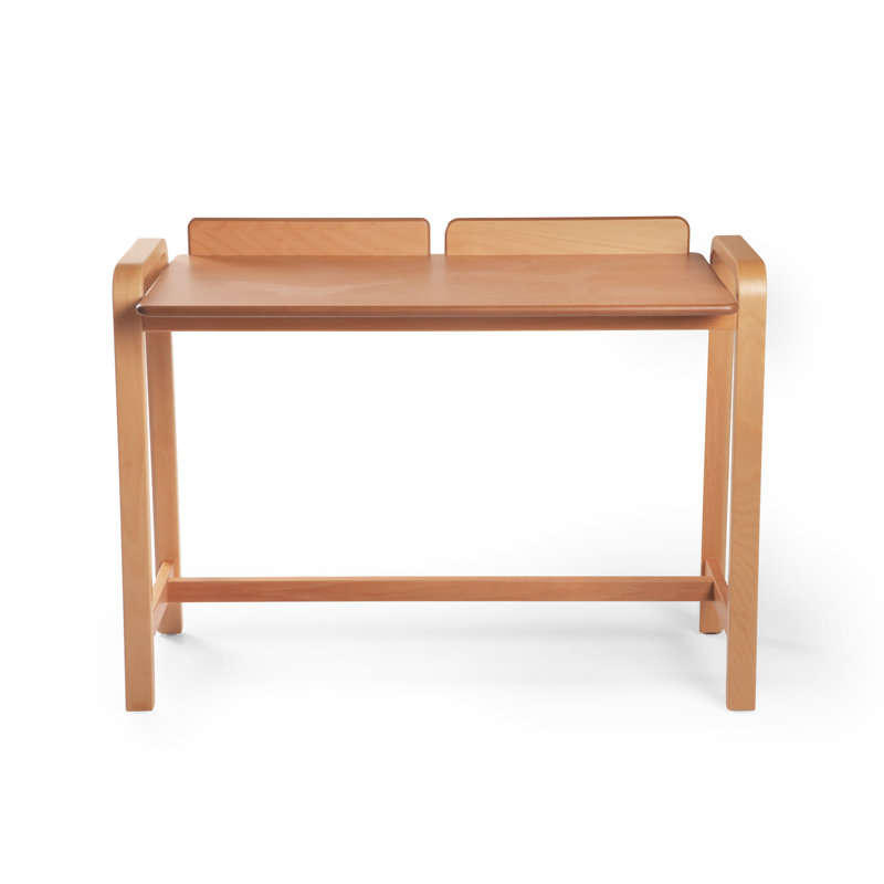 De'M Solid Wood Writing Desk, Natural