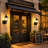 8W Iron Wall Light With Dusk To Dawn And Motion Sensor