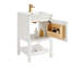 Meuble-lavabo en bois massif de 20 po avec tablette réglable-1608543880