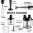 MultiQuick 9 Hand Blender with Food Processor, Chopper & Shredder