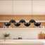 Void 41-in Black dimmable LED Linear Pendant-761712775