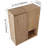 12" Bathroom Side Cabinet,Soft Close Doors,Float Mounting Design,Imitative Oak, SC00112IMO+SC00212IMO-K (KD-Packing)-930490742