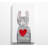 Cat Heart - Wrapped Canvas Print-1416802151