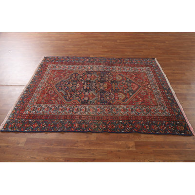 Tapis teinture végétale pré-1900 5 x 6