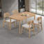 Ensemble repas 5 pièces Solace avec chaises courbées-22406866-20084591