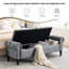 Banc de rangement rembourré 66,9 po-459562680