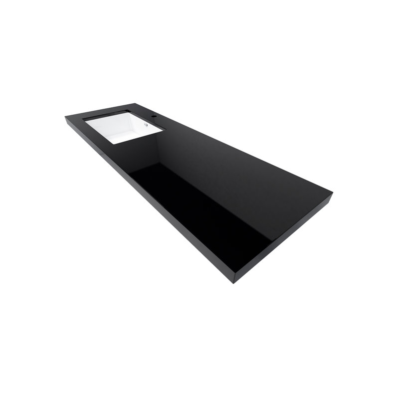 Reyes 61'' Bathroom Vanity Top with Sink