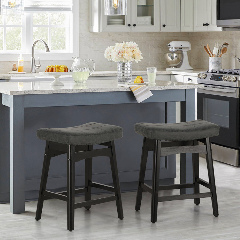 Amber-Mae Counter & Bar Stool, Black, Counter Stool (24” Seat Height), Black
