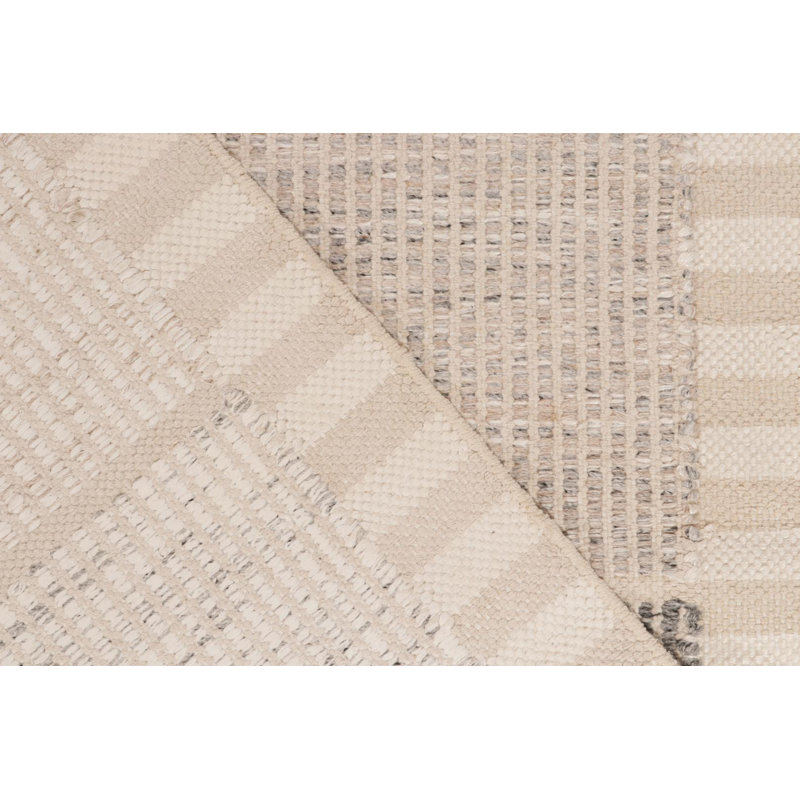 Scandinavian Wool Geometric Area Rug, Rectangle 12' x 18'