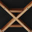 Chaise de salle à manger rembourrée en similicuir et bois d'hévéa Juvan (ensemble de 2)-819030770-819030771