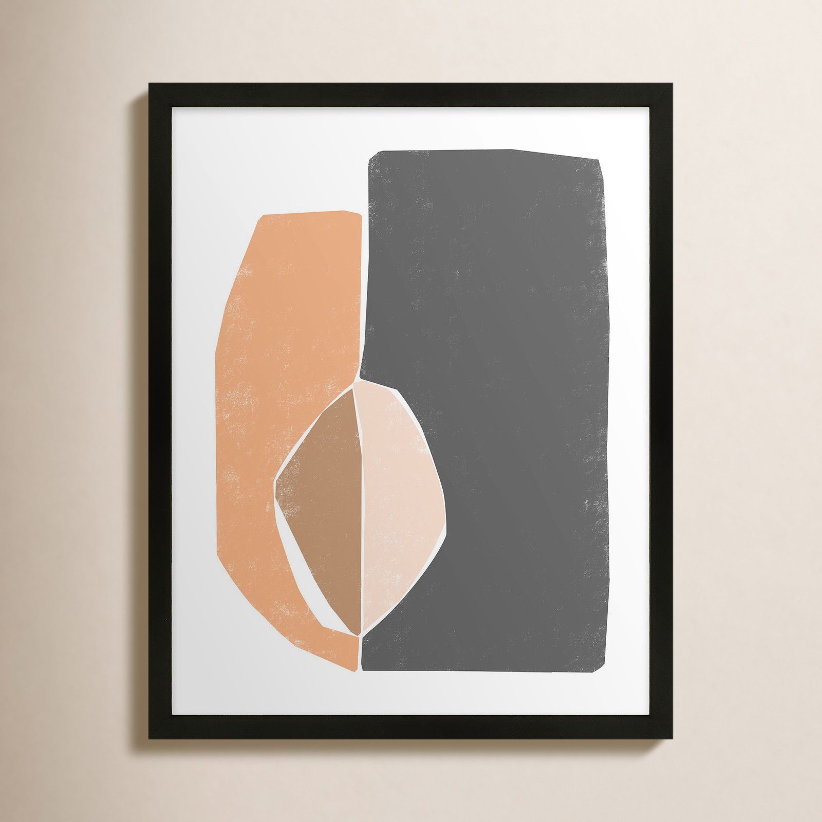Hope Painting by Jacques Pilon, Black, 20" H x 16" W x 1.25" D