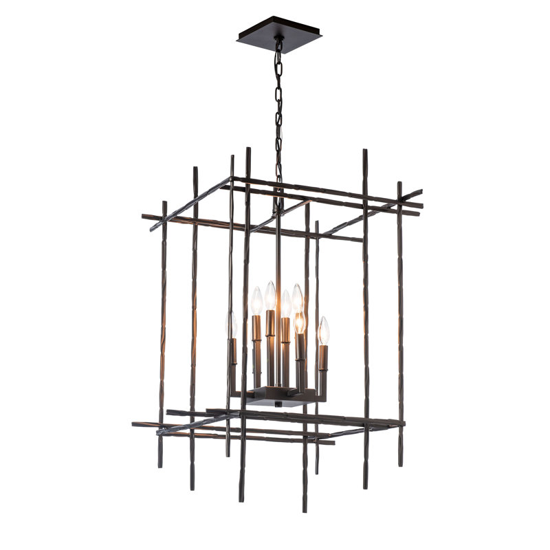 Tura - Light Rectangle Chandelier, Large, Oil Rubbed Bronze