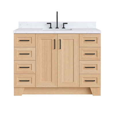Freitas 48'' Solid Wood Single Bathroom Vanity