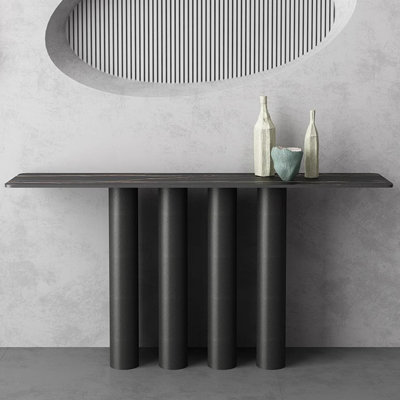 Console italienne de luxe à lumière minimaliste italienne.