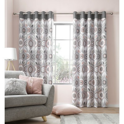 Annika Eyelet Room Darkening Curtains