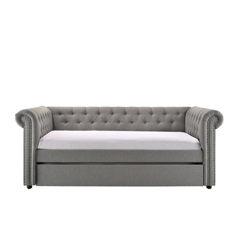 Luxueux 1Pc Modern Estesthetic Beautiy, Gris, Complet/Double