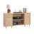 Credenza, Maple Finish
