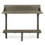 Table de balcon à finition grise - fabriquée en bois fiable pour l'extérieur
