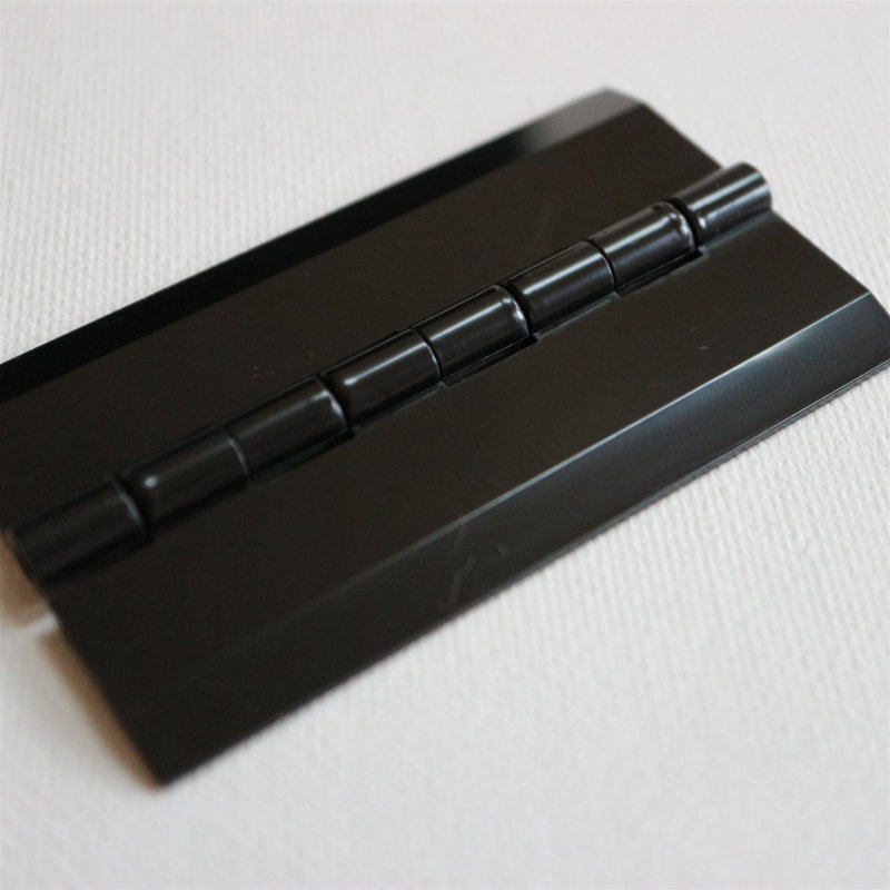 Black Acrylic Hinges Black Plastic 75mm