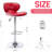 Swivel Upholstered Adjustable Counter stools Set of 2, Modern PU Leather Counter Height Bar Stools with Back and Footrest-117204132-117204135