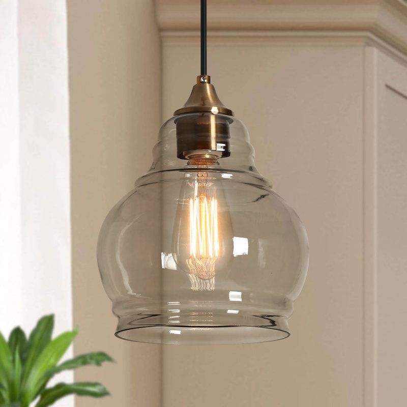 Luminaire suspendu simple à 1 lumière Ahlanni