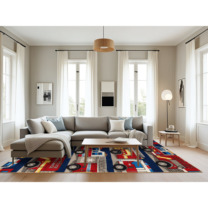 Tapis de transport brun lavable à la machine, Rectangulaire 8 pi x 12 pi