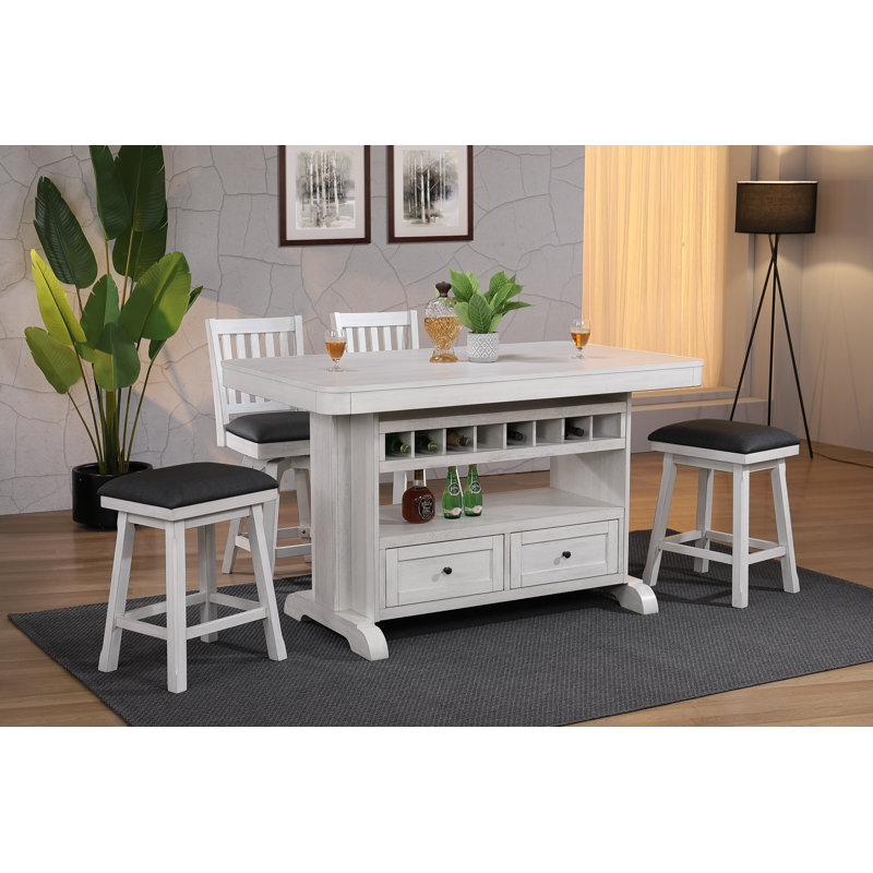 Tabouret de bar rotatif 24 po Noam, Tabouret de comptoir (siège d’une hauteur de 24
