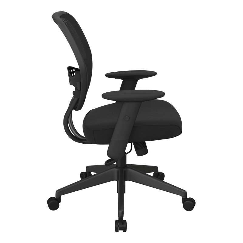Chaise de travail ergonomique en filet SPACE, Icône - noir