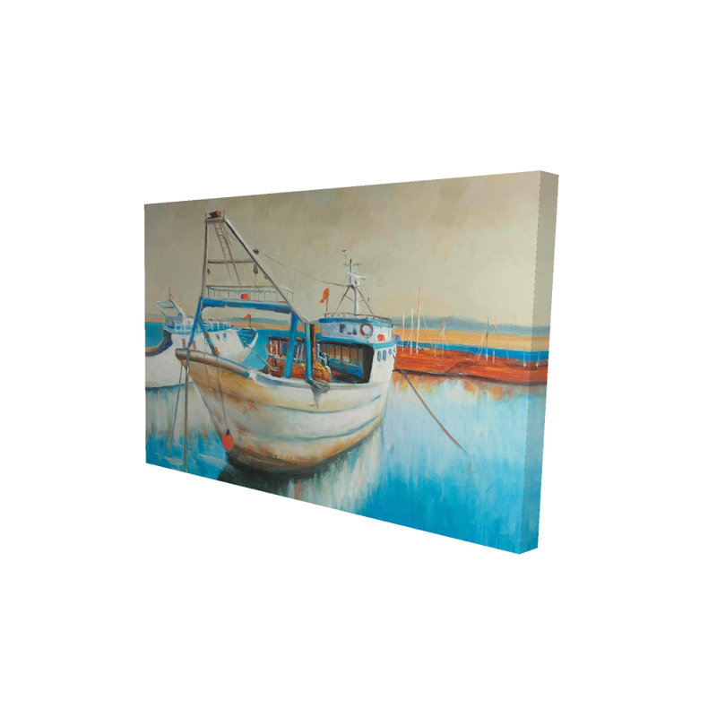 Bateau de pêche - Toile beige la plus vendue pour la décoration intérieure