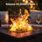 Nadina Steel Propane Fire Pit Table -1261011047