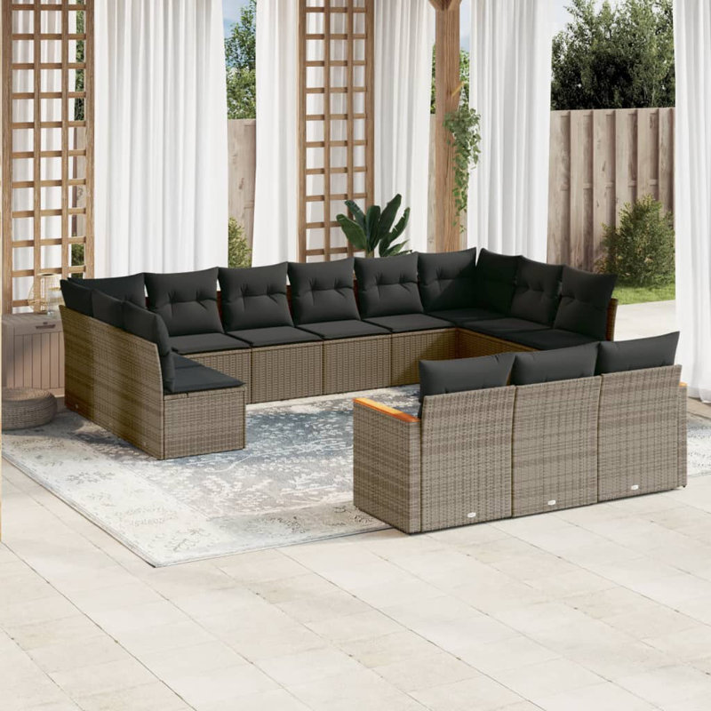 Ensemble de canapé de jardin Vidaxl