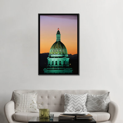 «Colorado State Capitol Building Denver, Colorado» par Panoramic Images, reproduction sur toile tendue sur châssis