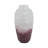 Glass Vase Modern Decorative Glassware Accent Piece Contemporary Home Decor Ombre Design White Plum-987304720