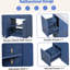 Meuble-lavabo de 36 pouces de style transitionnel avec lavabo en résine