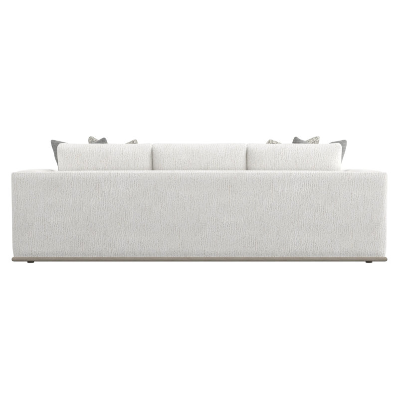 Bernhardt Prague Sofa, Textured Cream Chenille 1372-000