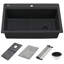 Ruvati 33" L x 22" W Drop-In Kitchen Sink with Accessories-228220362