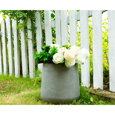 Brenno Round large Tall Outdoor / Indoor Concrete Planters Plant Pot