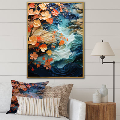 «Whimsical Lakes Rivers Waterscapes», reproduction sur toile