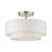 Areial Fabric Semi Flush Mount