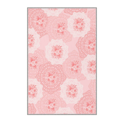 Elegant 3D Printed Area Rug, 4.6 x 7.2 ft | 100% Polyester, 0.31 in Pile Height, Antibacterial | Non-Slip PVC Felt Dot Underside, Machine Washable, Perfect for Living Room or Bedroom, Durable & Stylish Design